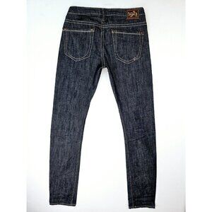 1921 Western Glove Works Size 28X32 Women's Straight Blue Denim Logo Jeans